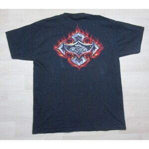 Vintage Y2K Orange County Choppers New York T Shirt (XL) Double Sided Biker